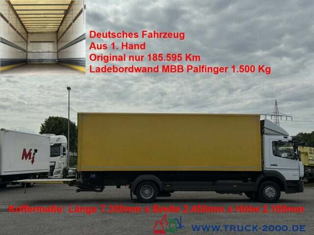 Mercedes-Benz Atego 1224 Koffer MBB Palfinger LBW 1.500KG AHK - Kasti veoauto: pilt 1 Mercedes-Benz Atego 1224 Koffer MBB Palfinger LBW 1.500KG AHK - Kasti veoauto: pilt 1