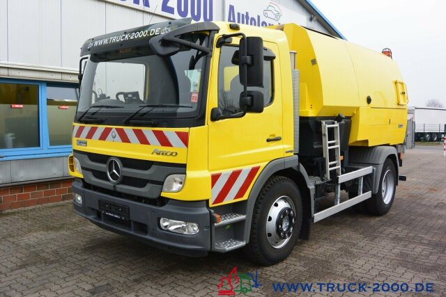 Tänavapühkimismasin Mercedes-Benz Atego 1524 Bucher Johnston VS651 Deutsches Gerät: pilt 10