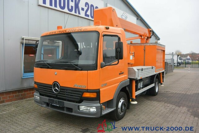 Veoautolt tõusev platvorm Mercedes-Benz Atego 815 Wumag WT170 17 m seitl. Auslage 11.3 m: pilt 8