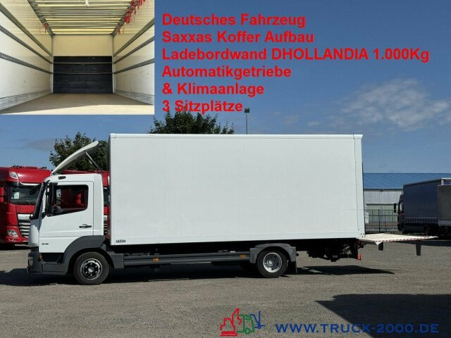 Mercedes-Benz Atego 818 Koffer LBW DHOLLANDIA 1.000kg 3 Sitze - Tarbesõiduk furgoon: pilt 1 Mercedes-Benz Atego 818 Koffer LBW DHOLLANDIA 1.000kg 3 Sitze - Tarbesõiduk furgoon: pilt 1