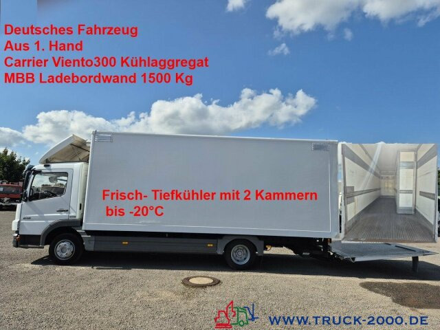 Mercedes-Benz Atego 818 Kühlkoffer Carrier-20° 2Kammern LBW - Tarbesõiduk külmik: pilt 1 Mercedes-Benz Atego 818 Kühlkoffer Carrier-20° 2Kammern LBW - Tarbesõiduk külmik: pilt 1