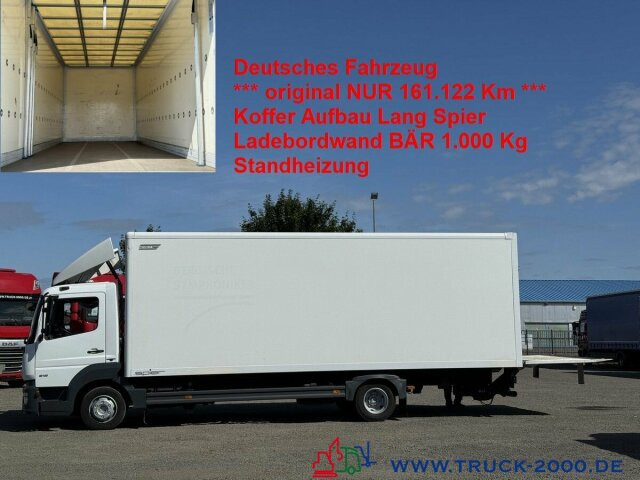 Mercedes-Benz Atego 818 Lang Koffer Ladebordwand BÄR 1.000kg - Tarbesõiduk furgoon: pilt 1 Mercedes-Benz Atego 818 Lang Koffer Ladebordwand BÄR 1.000kg - Tarbesõiduk furgoon: pilt 1