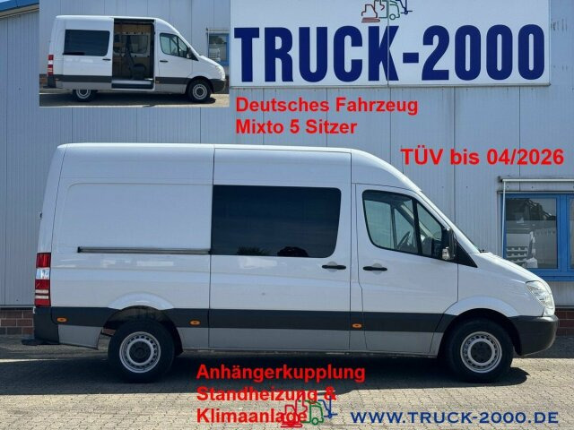 Mercedes-Benz Sprinter 213 Mixto 5 Sitzer Klima Standhzg. AHK - Väike kaubik: pilt 1 Mercedes-Benz Sprinter 213 Mixto 5 Sitzer Klima Standhzg. AHK - Väike kaubik: pilt 1