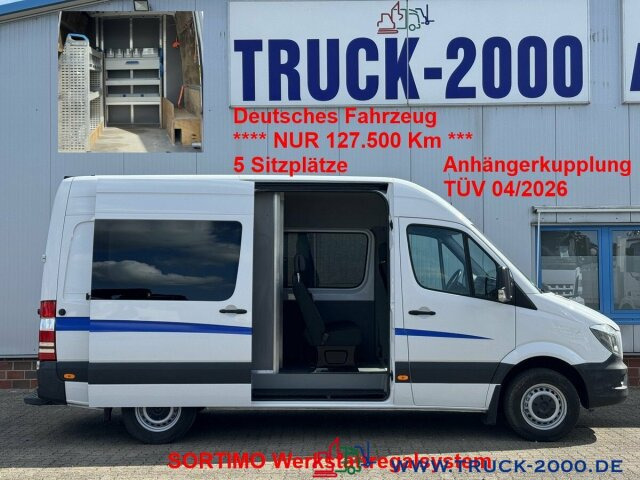 Mercedes-Benz Sprinter 314 Mixto 5Sitzer Sortimo Werkstattsyst - Väikebuss, Mikrobuss: pilt 1 Mercedes-Benz Sprinter 314 Mixto 5Sitzer Sortimo Werkstattsyst - Väikebuss, Mikrobuss: pilt 1