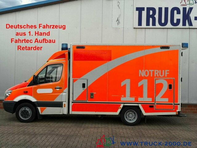 Mercedes-Benz Sprinter 516 Fahrtec RTW Luftfederung Retarder - Kiirabiauto: pilt 1 Mercedes-Benz Sprinter 516 Fahrtec RTW Luftfederung Retarder - Kiirabiauto: pilt 1