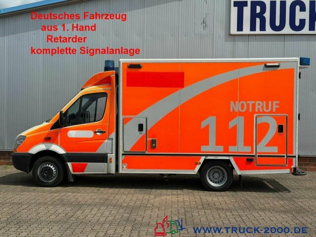 Mercedes-Benz Sprinter 516 Fahrtec RTW Luftfederung Retarder - Kiirabiauto: pilt 1 Mercedes-Benz Sprinter 516 Fahrtec RTW Luftfederung Retarder - Kiirabiauto: pilt 1