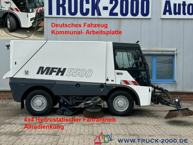 Schmidt MFH 5500 3 Besen + Hochdruckreiniger mit Lanze - Tänavapühkimismasin: pilt 1 Schmidt MFH 5500 3 Besen + Hochdruckreiniger mit Lanze - Tänavapühkimismasin: pilt 1
