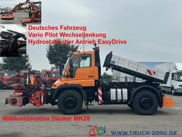Unimog U 500 Vario Pilot EasyDrive Mähkombi Dücker MK25 - Kallurauto: pilt 1 Unimog U 500 Vario Pilot EasyDrive Mähkombi Dücker MK25 - Kallurauto: pilt 1