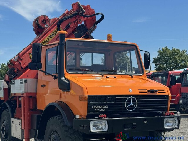 Unimog U1700 Kran PK16000 + Jib Höhe 22,50m + Winde - Kraanaga veoauto: pilt 5 Unimog U1700 Kran PK16000 + Jib Höhe 22,50m + Winde - Kraanaga veoauto: pilt 5