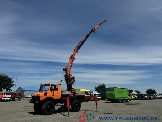 Unimog U1700 Kran PK16000 + Jib Höhe 22,50m + Winde - Kraanaga veoauto: pilt 4 Unimog U1700 Kran PK16000 + Jib Höhe 22,50m + Winde - Kraanaga veoauto: pilt 4