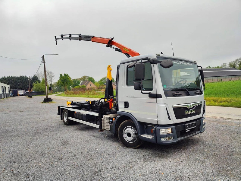 MAN TGL 12.250 Container + Palfinger PK5001 Remote - Konkstõstukiga veoauto, Kraanaga veoauto: pilt 2 MAN TGL 12.250 Container + Palfinger PK5001 Remote - Konkstõstukiga veoauto, Kraanaga veoauto: pilt 2
