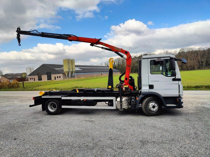 MAN TGL 12.250 Containersysteem Jimeca met kraan Palfinger PK4501 - Konkstõstukiga veoauto, Kraanaga veoauto: pilt 4 MAN TGL 12.250 Containersysteem Jimeca met kraan Palfinger PK4501 - Konkstõstukiga veoauto, Kraanaga veoauto: pilt 4