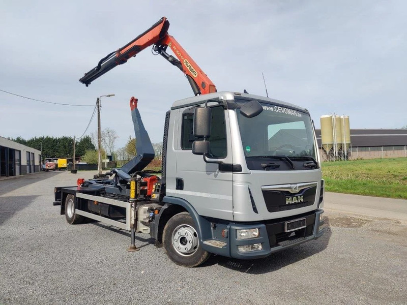 MAN TGL 12.250 Containersysteem met kraan Palfinger PK9001 + Remote - Konkstõstukiga veoauto, Kraanaga veoauto: pilt 2 MAN TGL 12.250 Containersysteem met kraan Palfinger PK9001 + Remote - Konkstõstukiga veoauto, Kraanaga veoauto: pilt 2
