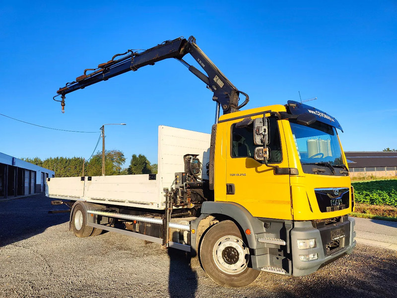 MAN TGM 18.250 Open box + HIAB 166-3 - Madelveok/ Platvormveok, Kraanaga veoauto: pilt 2 MAN TGM 18.250 Open box + HIAB 166-3 - Madelveok/ Platvormveok, Kraanaga veoauto: pilt 2