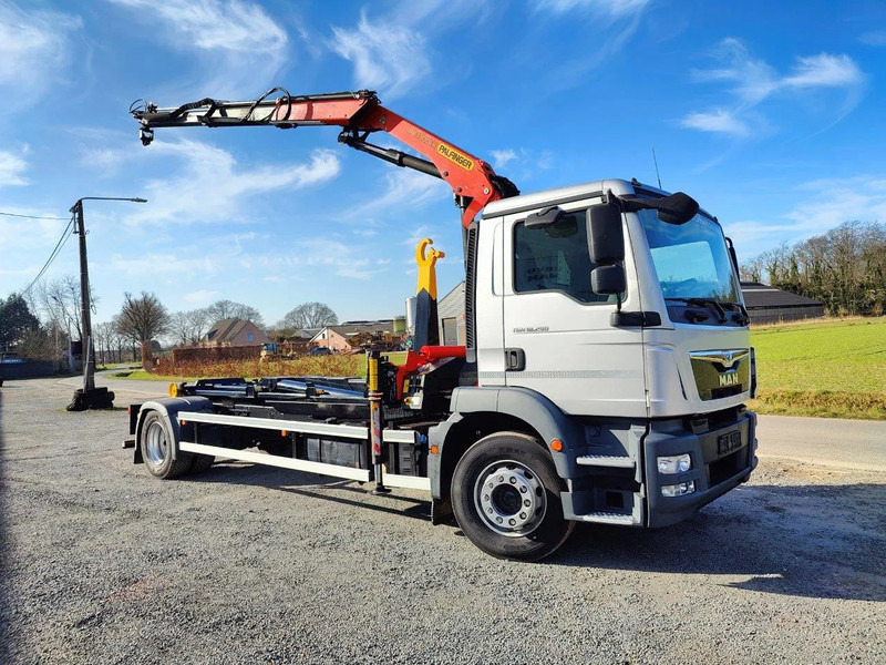 MAN TGM 18.290 Container + Palfinger PK13001 - Konkstõstukiga veoauto, Kraanaga veoauto: pilt 1 MAN TGM 18.290 Container + Palfinger PK13001 - Konkstõstukiga veoauto, Kraanaga veoauto: pilt 1
