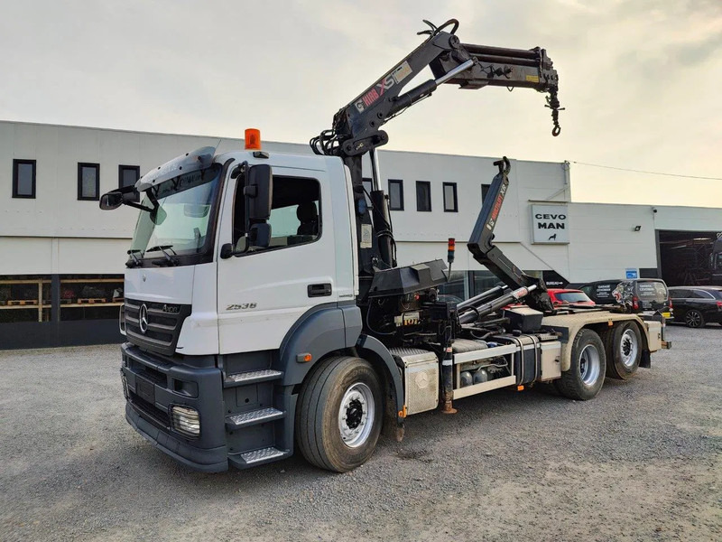 Mercedes-Benz Axor 2536 Euro5 container multilift crane HIAB 220 - Konkstõstukiga veoauto, Kraanaga veoauto: pilt 1 Mercedes-Benz Axor 2536 Euro5 container multilift crane HIAB 220 - Konkstõstukiga veoauto, Kraanaga veoauto: pilt 1