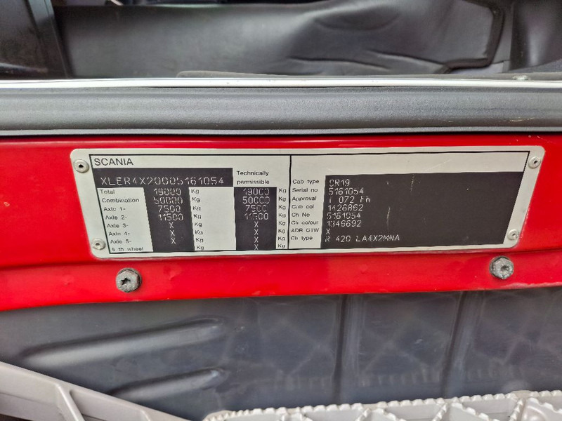 Scania R 420 LA4X2MNA - Sadulveok: pilt 5 Scania R 420 LA4X2MNA - Sadulveok: pilt 5