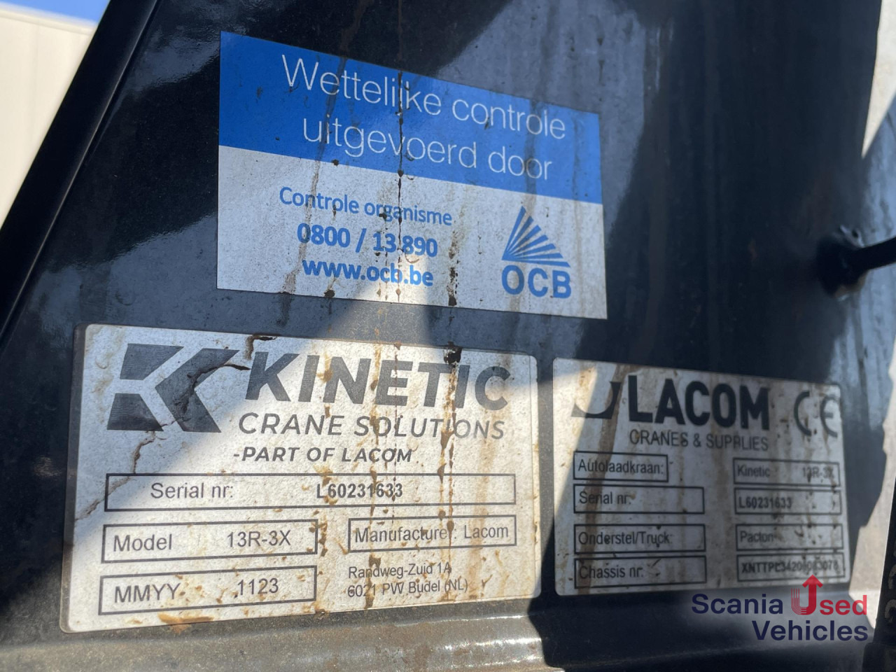 PACTON PACTON TPL.342 CB LIFT AXLE KINETIC 13R-3X CRANE - Platvormhaagis/ Madelhaagis: pilt 5 PACTON PACTON TPL.342 CB LIFT AXLE KINETIC 13R-3X CRANE - Platvormhaagis/ Madelhaagis: pilt 5