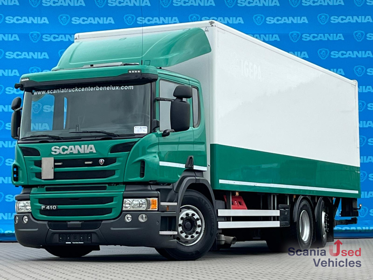 SCANIA P 410 DB6x2*4MNB RETARDER FULL AIR 8T TAIL LIFT 2T - Kasti veoauto: pilt 1 SCANIA P 410 DB6x2*4MNB RETARDER FULL AIR 8T TAIL LIFT 2T - Kasti veoauto: pilt 1