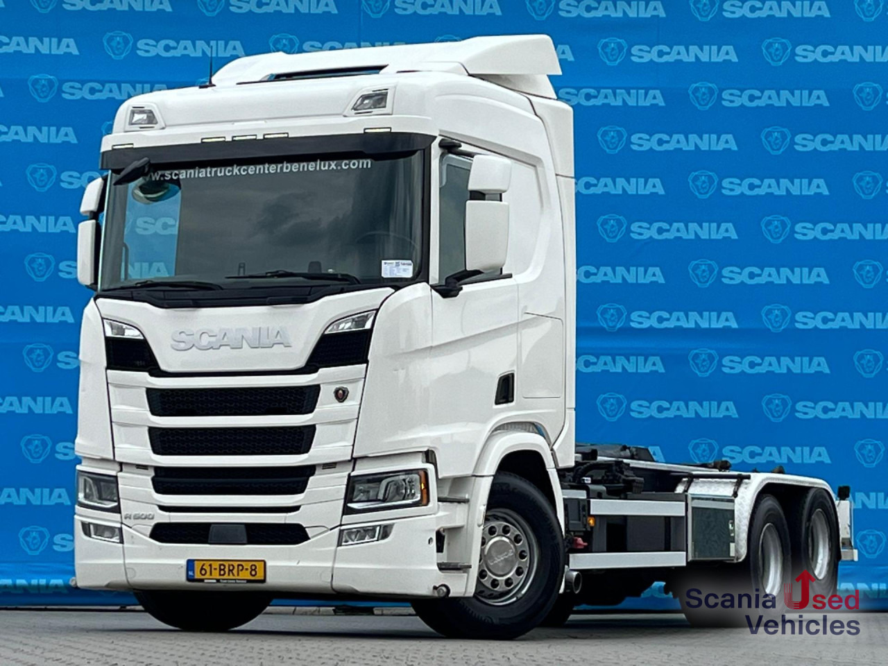 SCANIA R 500 B6x2NB HOOKLIFT RETARDER FULL-AIR 9T DIIF-L - Kabiinišassiiga veoauto: pilt 1 SCANIA R 500 B6x2NB HOOKLIFT RETARDER FULL-AIR 9T DIIF-L - Kabiinišassiiga veoauto: pilt 1