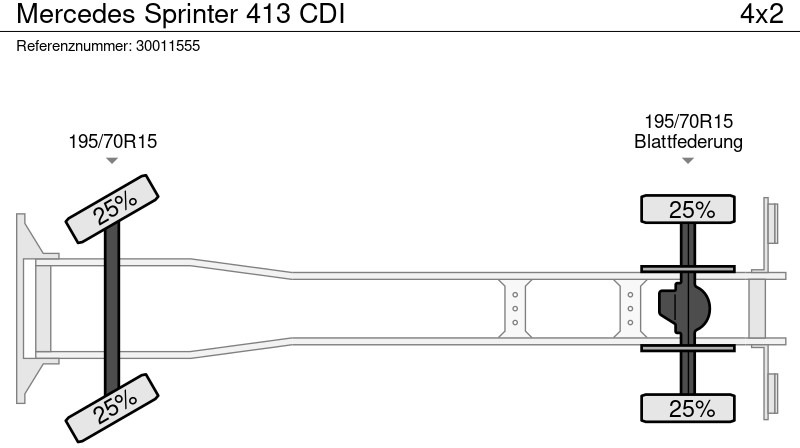 Kasti veoauto Mercedes-Benz Sprinter 413 CDI: pilt 12