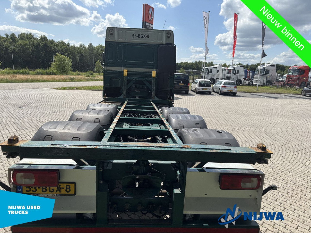 Konkstõstukiga veoauto DAF XF 460 8x2 20ft container systeem: pilt 10