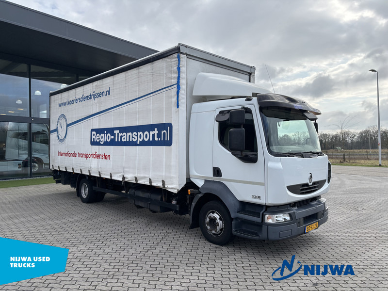Renault MIDLUM 220 4x2 Schuifzeil + Laadklep - Tent veoauto: pilt 2 Renault MIDLUM 220 4x2 Schuifzeil + Laadklep - Tent veoauto: pilt 2