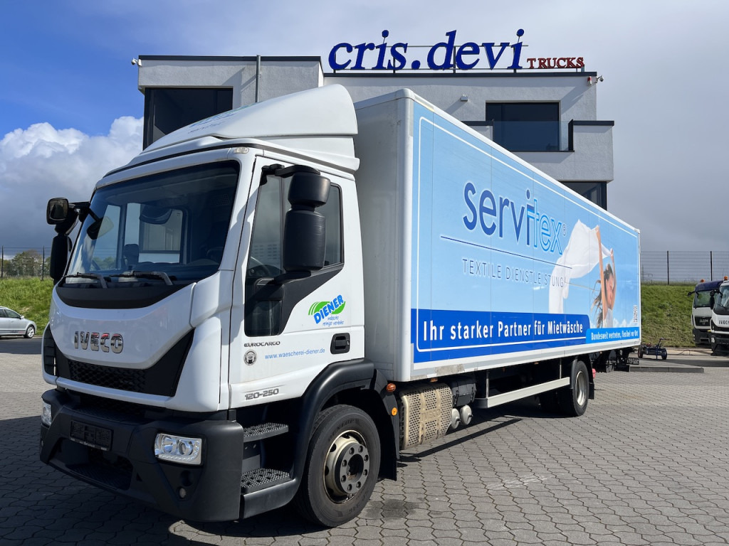 Iveco 120E25 Eurocargo 4x2 Koffer | Ladebordwand - Kasti veoauto: pilt 1 Iveco 120E25 Eurocargo 4x2 Koffer | Ladebordwand - Kasti veoauto: pilt 1