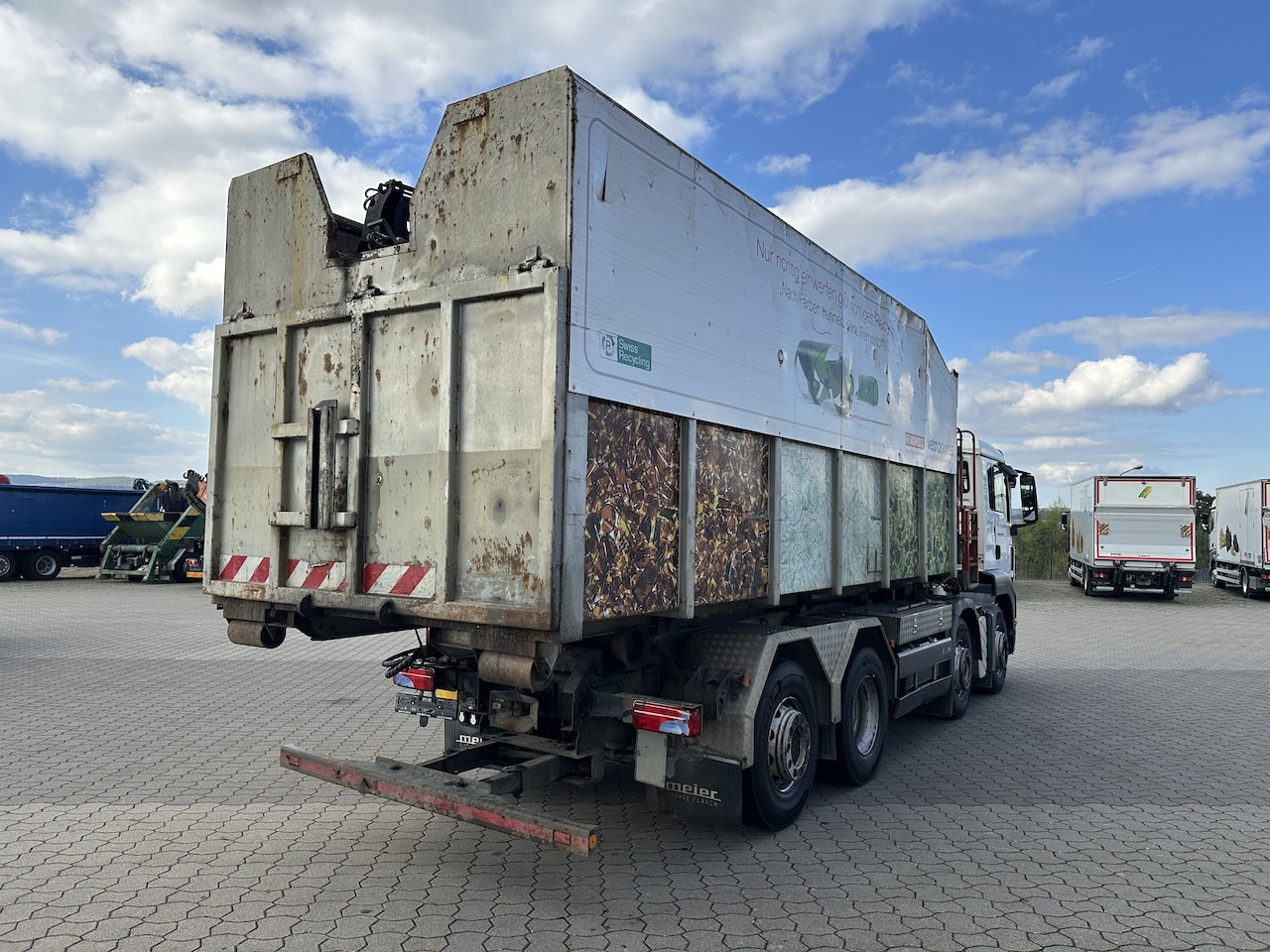 MAN TGS 35.400 8x2 Intarder PK 16502 Glasmulde - Konkstõstukiga veoauto, Kraanaga veoauto: pilt 2 MAN TGS 35.400 8x2 Intarder PK 16502 Glasmulde - Konkstõstukiga veoauto, Kraanaga veoauto: pilt 2
