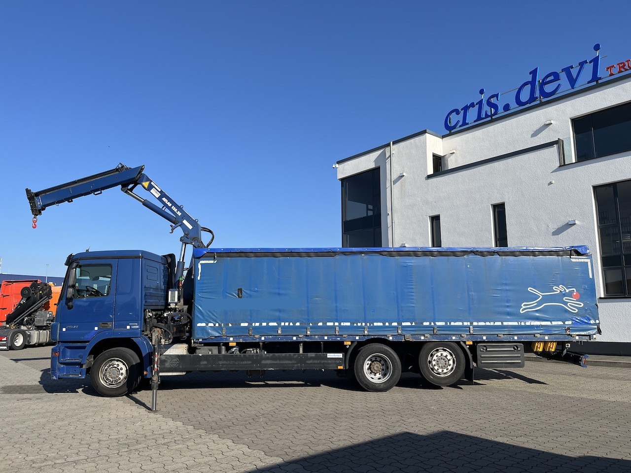Mercedes-Benz 2541 6x2 Atlas 135.2E Pritsche 8,20 m Ausziehbar - Tent veoauto, Kraanaga veoauto: pilt 5 Mercedes-Benz 2541 6x2 Atlas 135.2E Pritsche 8,20 m Ausziehbar - Tent veoauto, Kraanaga veoauto: pilt 5