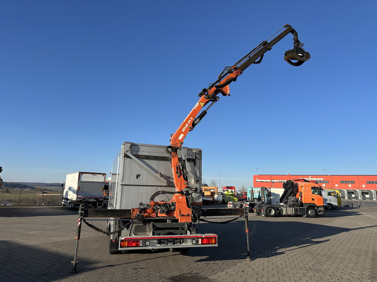 Mercedes-Benz Atego 1529 4x2 Atlas 57.3-A2 Kadaverkipper - Kraanaga veoauto, Kallurauto: pilt 4 Mercedes-Benz Atego 1529 4x2 Atlas 57.3-A2 Kadaverkipper - Kraanaga veoauto, Kallurauto: pilt 4