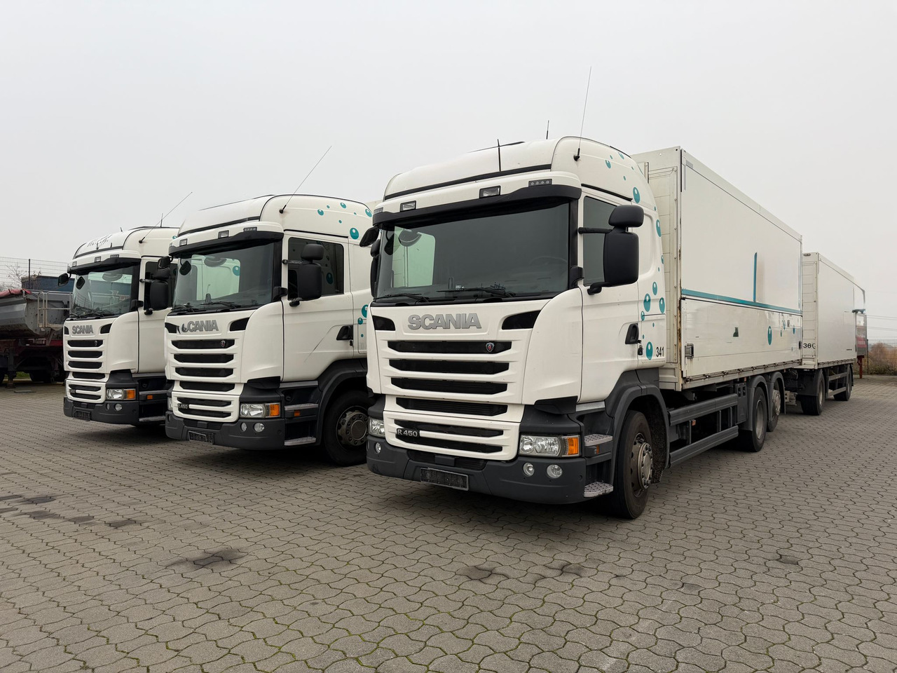 Scania R 450 6x2 Geränkezug + Orten Anhänger - Kasti veoauto: pilt 1 Scania R 450 6x2 Geränkezug + Orten Anhänger - Kasti veoauto: pilt 1