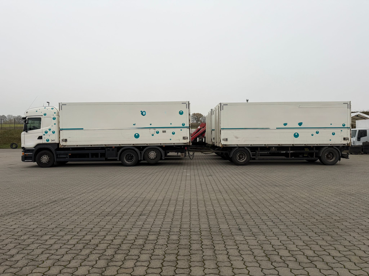 Scania R 450 6x2 Geränkezug + Orten Anhänger - Kasti veoauto: pilt 2 Scania R 450 6x2 Geränkezug + Orten Anhänger - Kasti veoauto: pilt 2