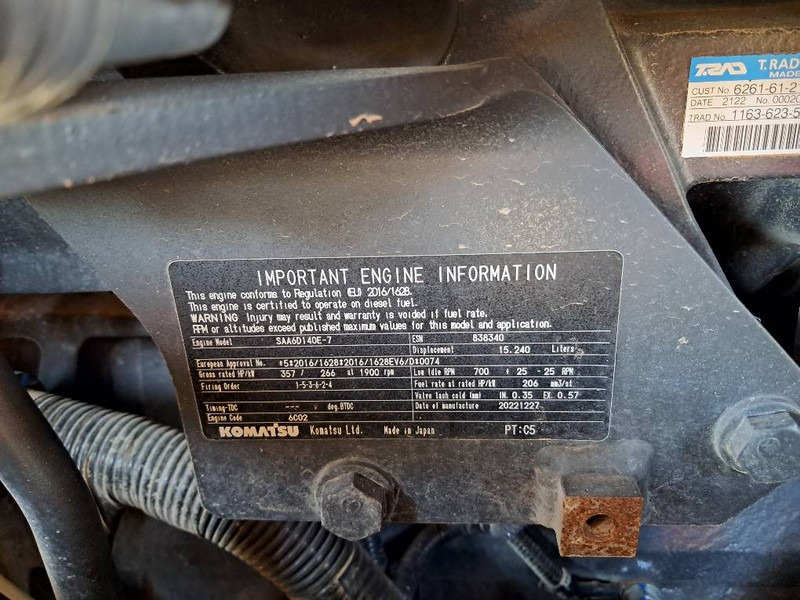 Komatsu WA500-8E0 - Rataslaadur: pilt 5 Komatsu WA500-8E0 - Rataslaadur: pilt 5