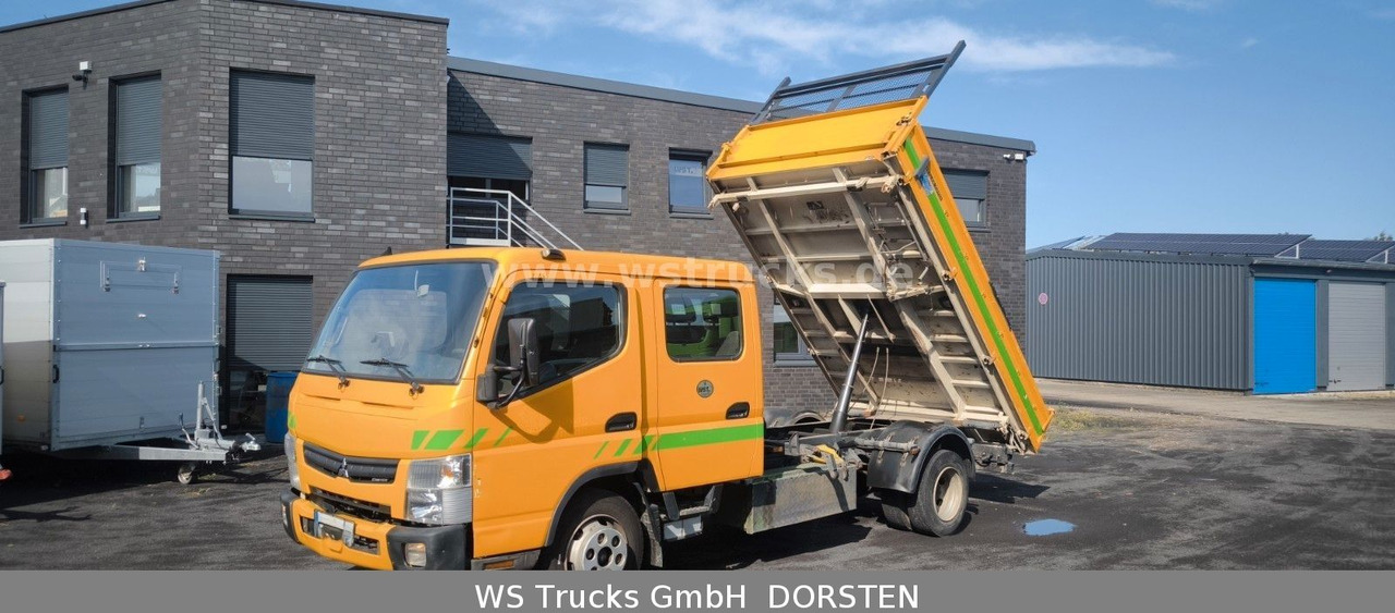 Tarbesõiduk kallur, Meeskonnaauto Mitsubishi Canter-DREISEITENKIPPER-DoKa-7.SITZER-EURO6: pilt 13