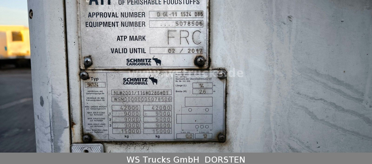Schmitz Cargobull SKO 24 Kühlauflieger Vector 1850 MT, Bi-Temp - Furgoonpoolhaagis: pilt 4 Schmitz Cargobull SKO 24 Kühlauflieger Vector 1850 MT, Bi-Temp - Furgoonpoolhaagis: pilt 4