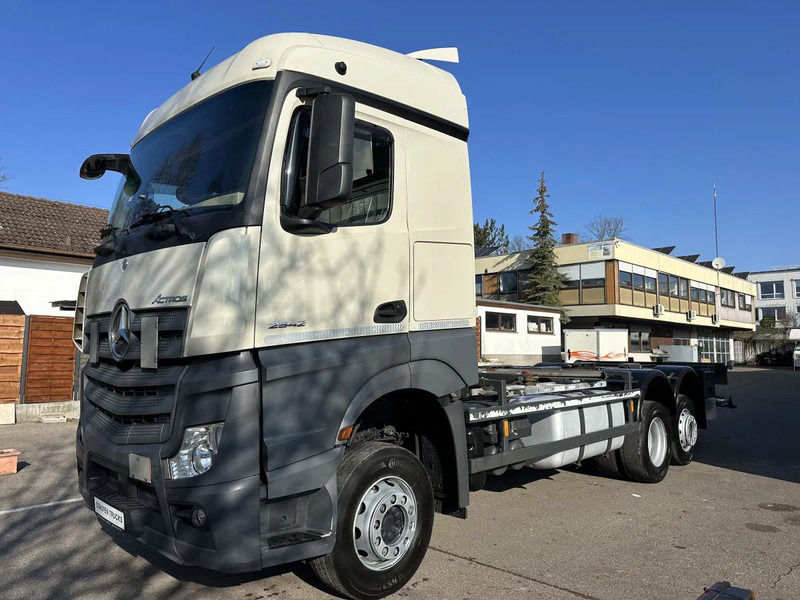 Uus Konteinerveduk/ Tõstukiga veoauto Mercedes-Benz Actros 2542 LL BDF Standard 6x2 LBW: pilt 13