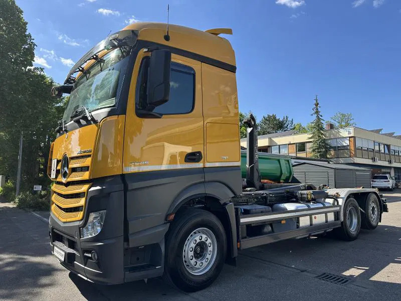 Mercedes-Benz Actros 2645 6x2 ABROLLER Lenk/Lift MEILLER 2170 Intarder - Konkstõstukiga veoauto: pilt 1 Mercedes-Benz Actros 2645 6x2 ABROLLER Lenk/Lift MEILLER 2170 Intarder - Konkstõstukiga veoauto: pilt 1