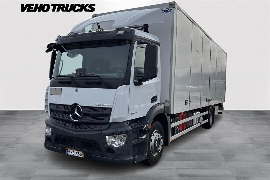 Mercedes-Benz ACTROS 1827 5 KSA-kori +PL - Kasti veoauto: pilt 1 Mercedes-Benz ACTROS 1827 5 KSA-kori +PL - Kasti veoauto: pilt 1