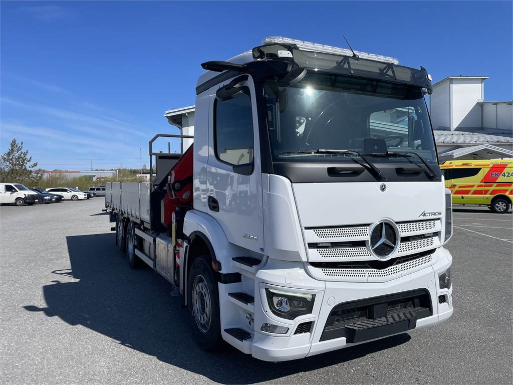 Mercedes-Benz ACTROS 2532L 6x2 - Kraanaga veoauto: pilt 2 Mercedes-Benz ACTROS 2532L 6x2 - Kraanaga veoauto: pilt 2