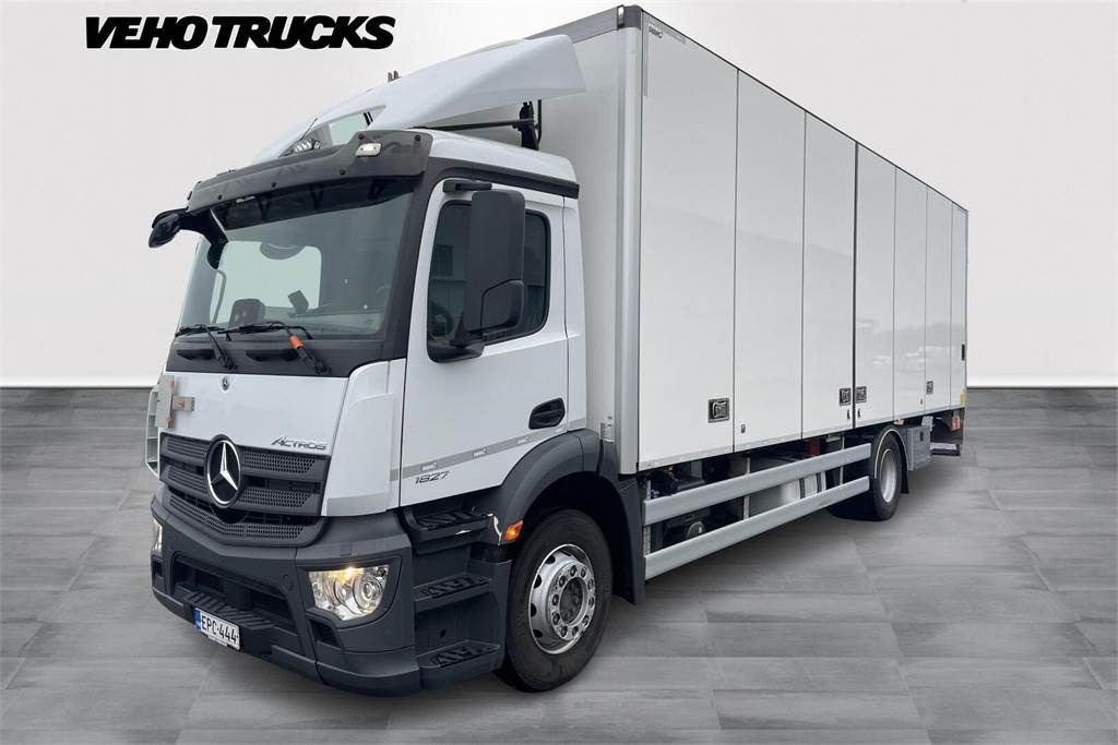 Mercedes-Benz ACTROS 5 SM 1827 L Ksa-kori + PL - Kasti veoauto: pilt 1 Mercedes-Benz ACTROS 5 SM 1827 L Ksa-kori + PL - Kasti veoauto: pilt 1