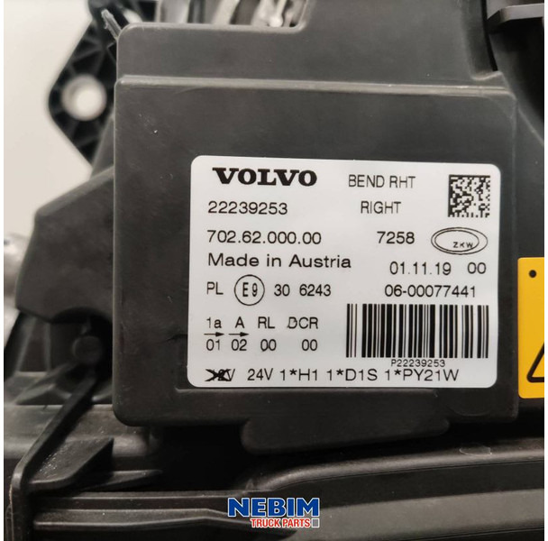 Volvo Volvo - 22239253 - Koplamp Xenon FH4 rechts - Varuosa - Veoauto: pilt 3 Volvo Volvo - 22239253 - Koplamp Xenon FH4 rechts - Varuosa - Veoauto: pilt 3