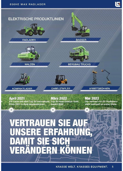 LIUGONG 856 HE vollelektrisch, 21.000 kg, 3.5 cbm - Rataslaadur: pilt 5 LIUGONG 856 HE vollelektrisch, 21.000 kg, 3.5 cbm - Rataslaadur: pilt 5