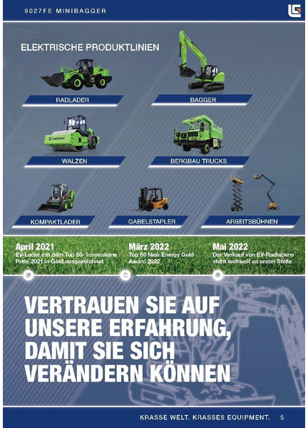 LIUGONG 9027 FE vollelektrisch, 2.680 kg - Miniekskavaator: pilt 5 LIUGONG 9027 FE vollelektrisch, 2.680 kg - Miniekskavaator: pilt 5
