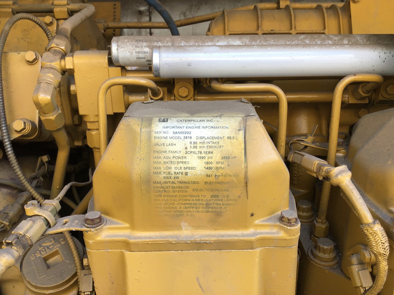 Caterpillar 3516B 9AN-1743191 USED - Generaatorikomplekt: pilt 3 Caterpillar 3516B 9AN-1743191 USED - Generaatorikomplekt: pilt 3