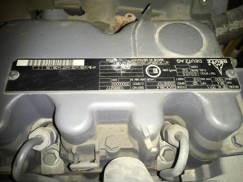Uus Generaatorikomplekt Deutz BF4L2011 GENERATOR 40KVA NEW: pilt 9
