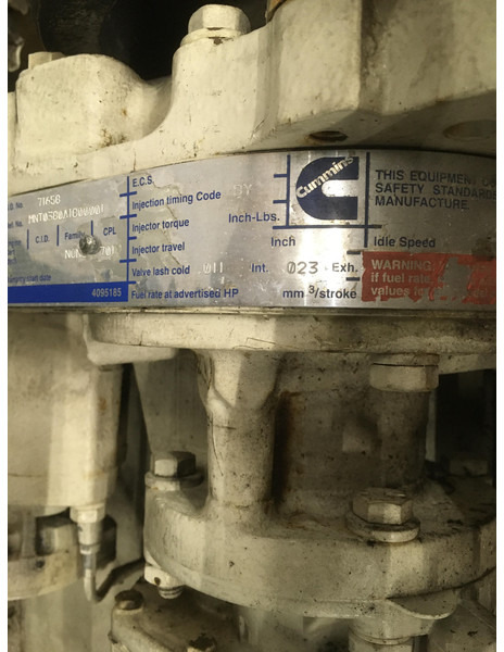 Cummins NTA855M CPL701 USED - Ehitusmasinad: pilt 5 Cummins NTA855M CPL701 USED - Ehitusmasinad: pilt 5