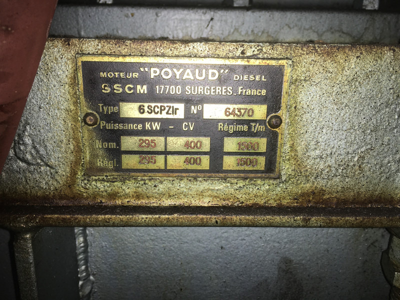 Ehitusmasinad Poyaud Diesel OYAUD DIESEL 6 SCPZLR USED: pilt 6