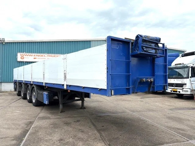 Kwb KWB P-504-STI-H 4-AXLE FLATBED TRAILER (SAF AXLES / 2x STEERING AXLE / 2x LIFT-AXLE / ALUMINIUM SIDE BORDS /ABS-EBS) - Platvorm/ Madelpoolhaagis: pilt 2 Kwb KWB P-504-STI-H 4-AXLE FLATBED TRAILER (SAF AXLES / 2x STEERING AXLE / 2x LIFT-AXLE / ALUMINIUM SIDE BORDS /ABS-EBS) - Platvorm/ Madelpoolhaagis: pilt 2