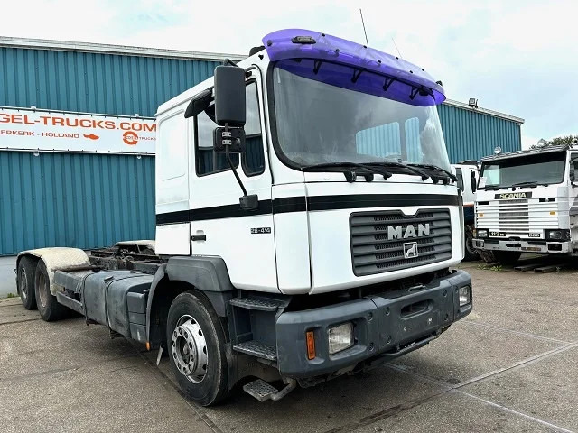 MAN 26.414 FNL-T (6-CILINDERHEADS) 6x4 CHASSIS (EURO 2 / ZF16 MANUAL GEARBOX / REDUCTION AXLES) - Kabiinišassiiga veoauto: pilt 2 MAN 26.414 FNL-T (6-CILINDERHEADS) 6x4 CHASSIS (EURO 2 / ZF16 MANUAL GEARBOX / REDUCTION AXLES) - Kabiinišassiiga veoauto: pilt 2